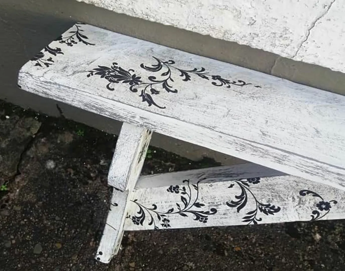 Rustic Floating Stove Mantel / Shelf - Image 4