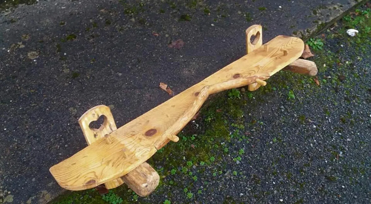 Rustic Quirky Driftwood Mantle / Shelf - Image 1