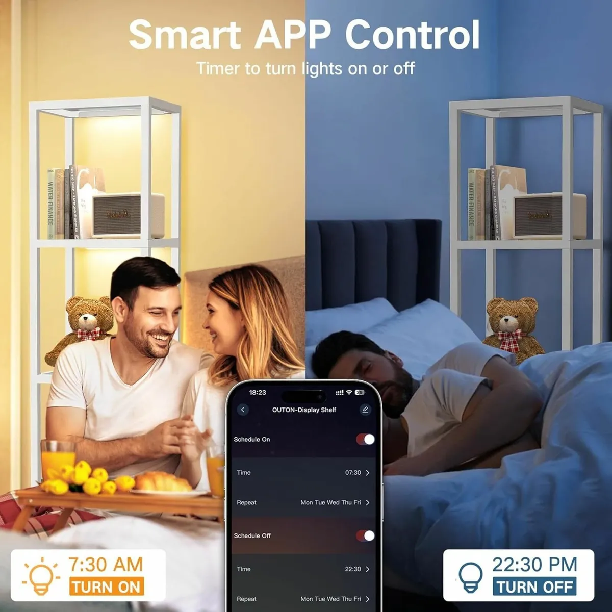 67 Glass Display Shelf with Dimmable LED Floor - Image 4