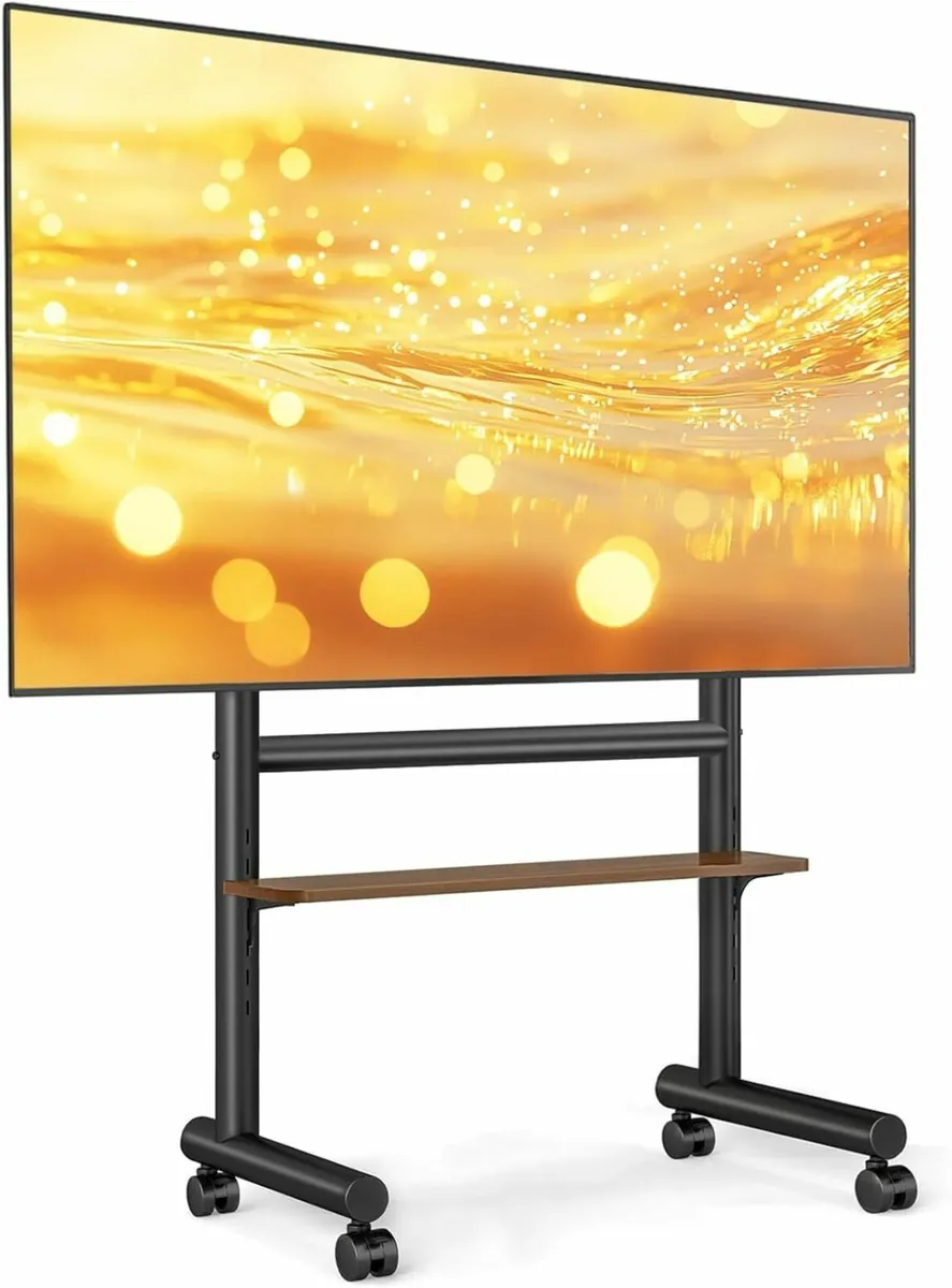 Mobile TV Stand with Wheels for 40-85 Inch TVs - Image 1