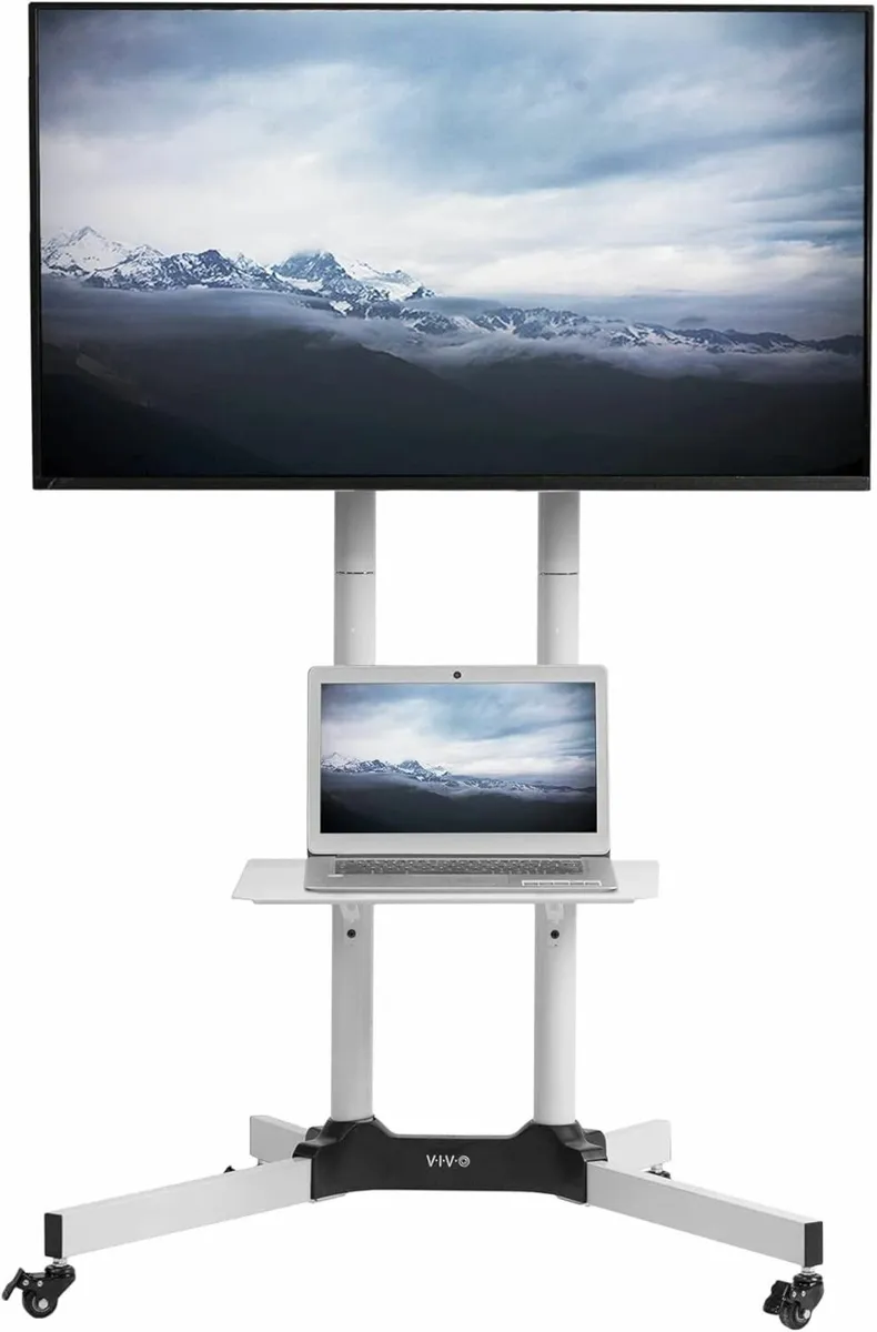 Mobile TV Cart for 32 to 83 inch Screens up 50 kg - Image 1