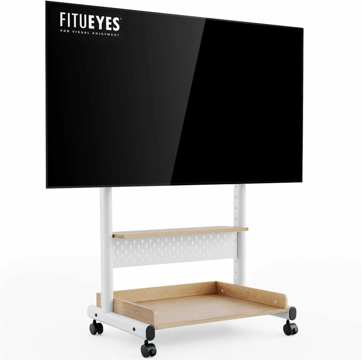 TV Floor Stand on Wheels for 40-85 Screens - Image 1