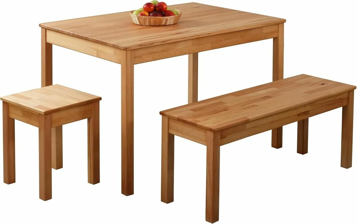 Solid Wood Table Tomas - Sturdy and Stable Wooden - Image 4