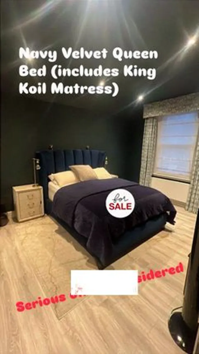 king bed with mattress