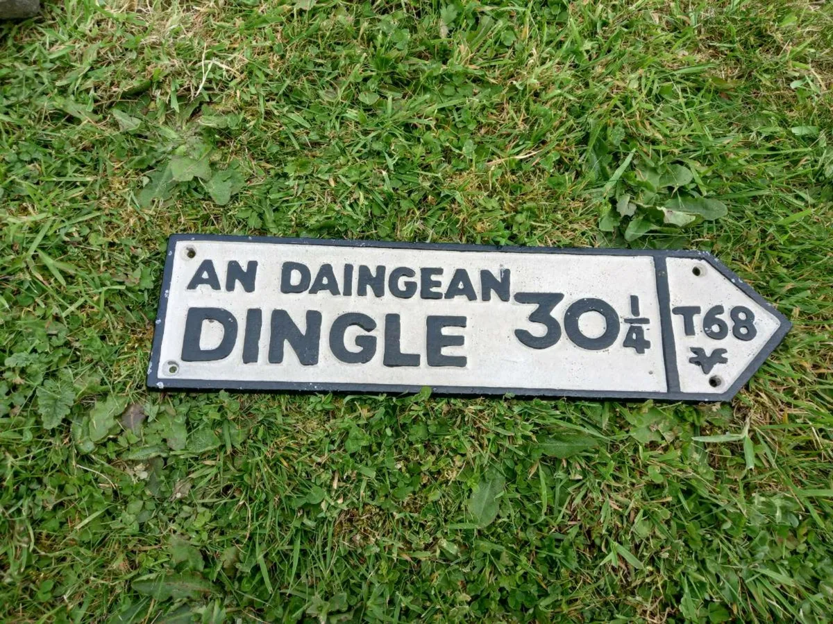Dingle Cast Iron Sign - Image 2