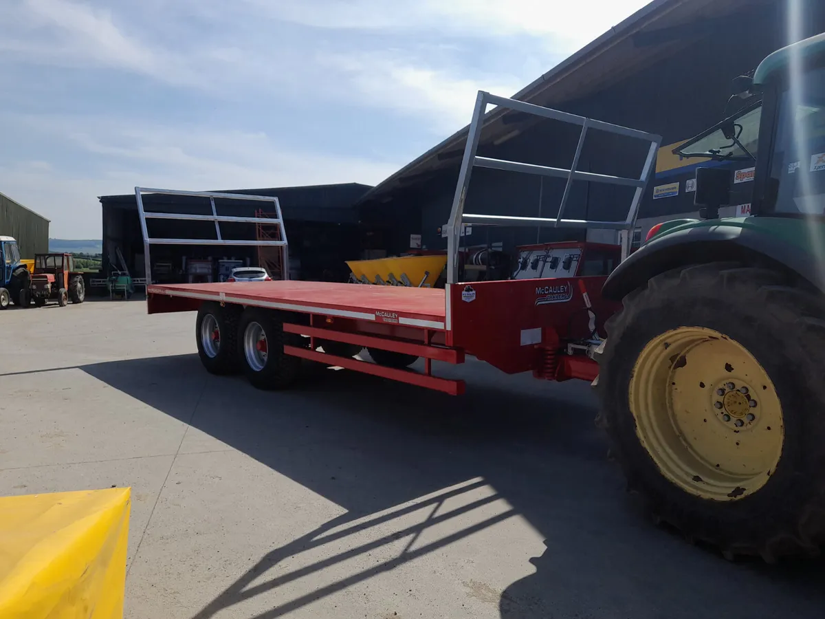 New McCauley 23ft bale trailers, finance available - Image 2