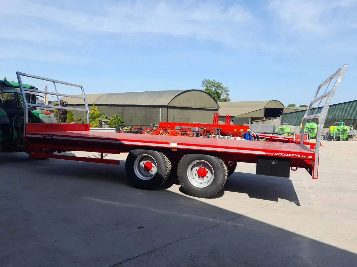 New McCauley 23ft bale trailers, finance available - Image 4