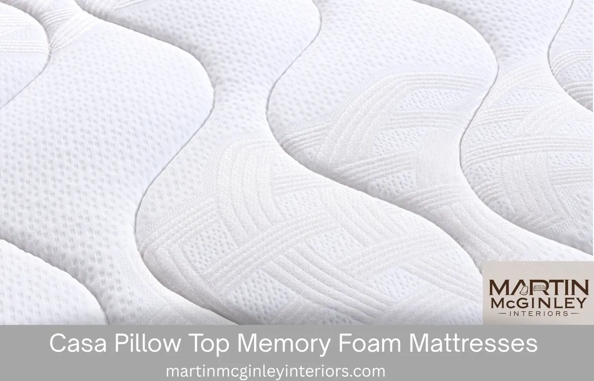New Casa Memory Foam Pillow Top Mattresses - Image 4