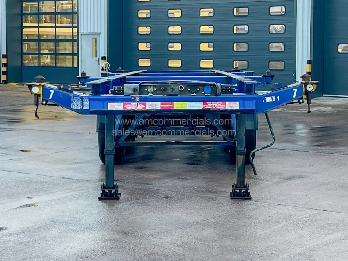 2007 DENNISON SLIDING SKELETAL TRAILER - Image 2