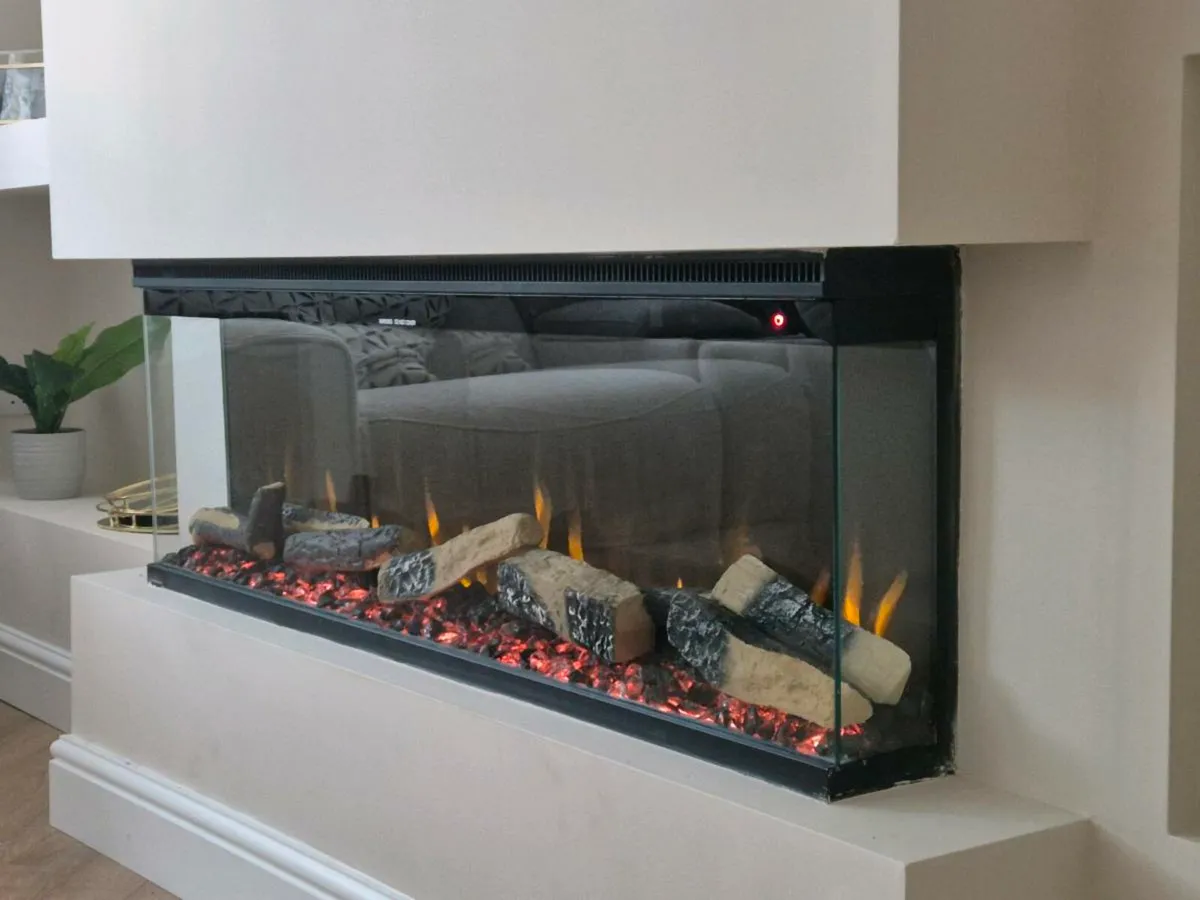 3 sides Electric Fireplace.  FREE DELIVERY - Image 1