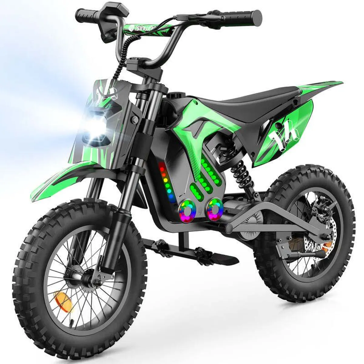 ISINWHEEL A14 Electric Dirt Bike with Bluetooth Speaker - Image 3