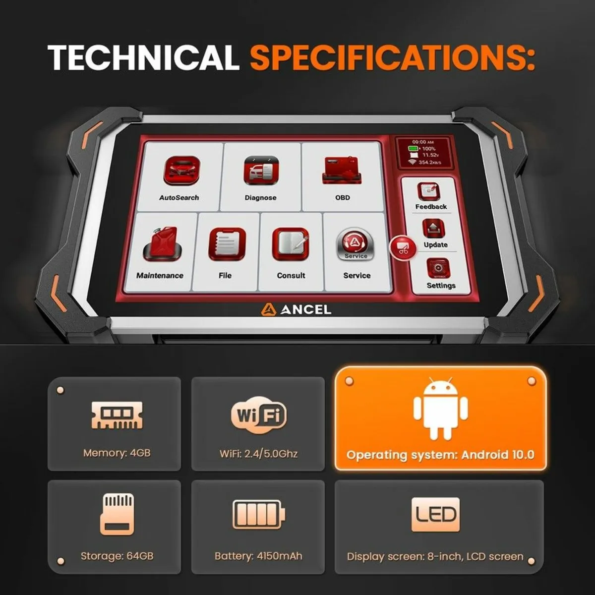 ANCEL DS600 BT with Security Gateway - Image 4