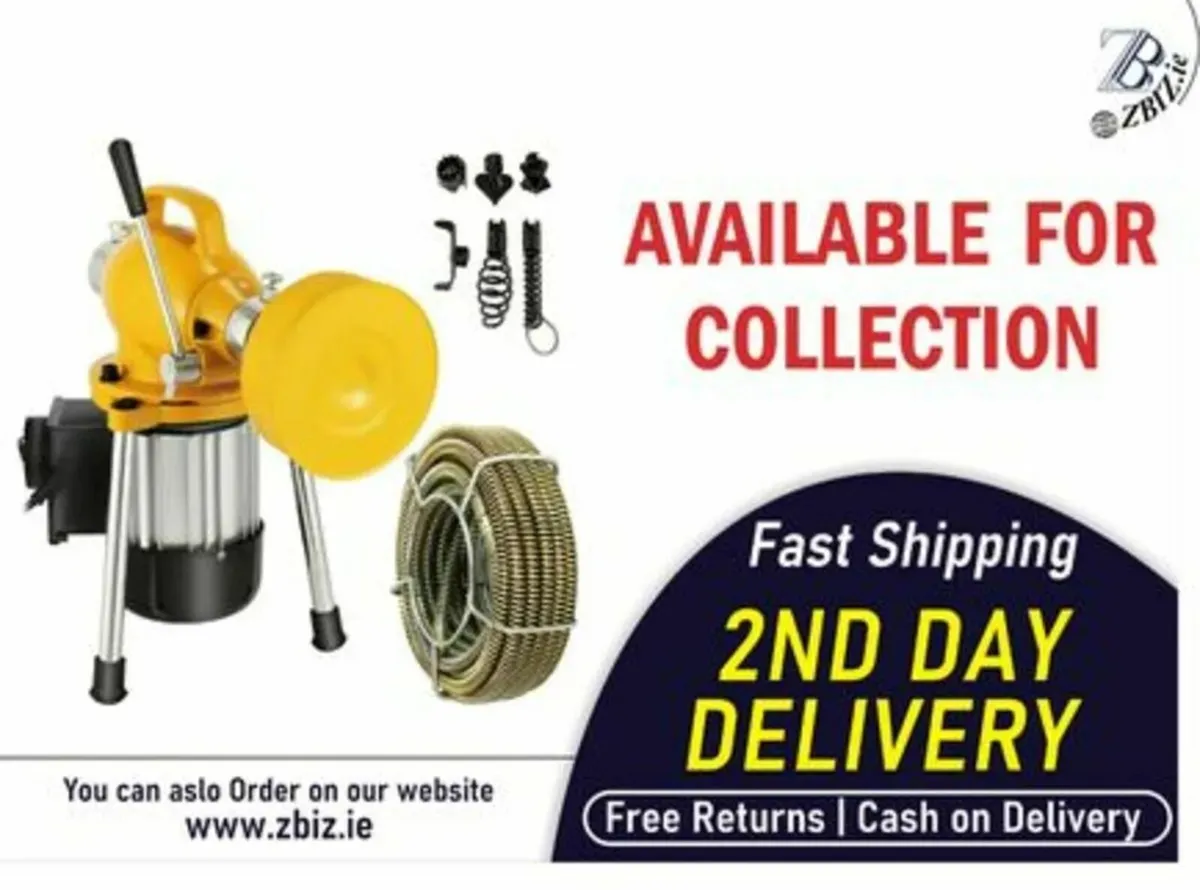 Professional Drain Cleaning Machine Electric - Image 1