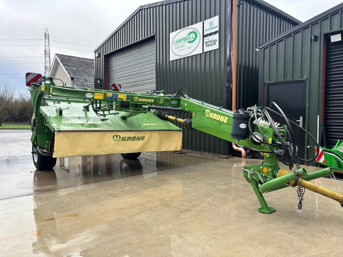 KRONE MT403-33 TRAILED MOWER WITH GROUPER - Image 1