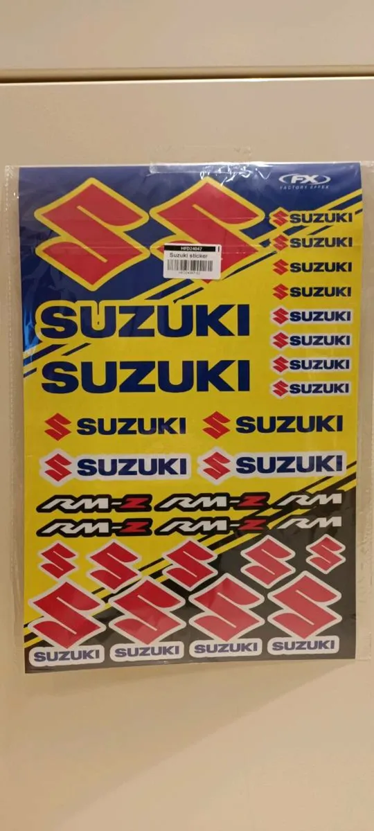 Motorcycle Sticker Sheet - Image 1