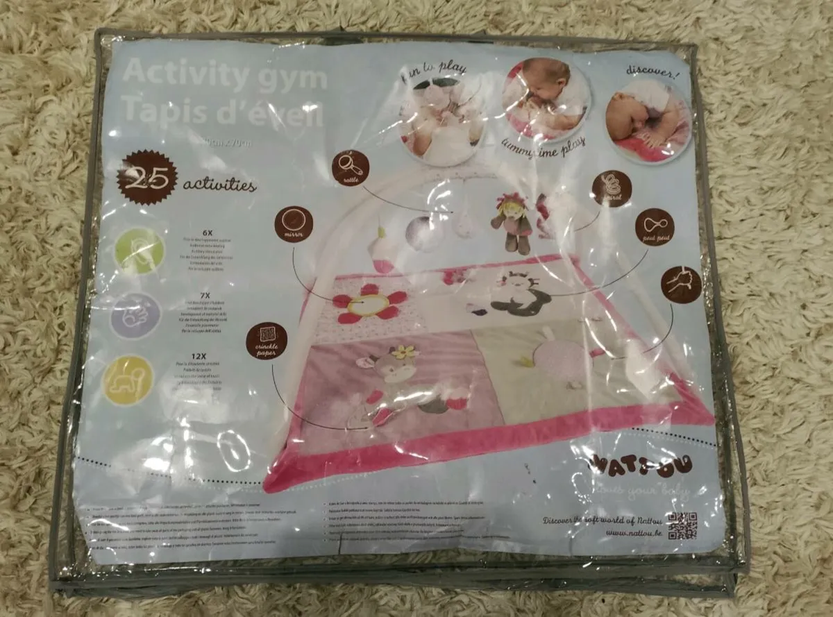 Baby Nursery Bundle, Baby Gym, Snuggle bath,N Bin - Image 4