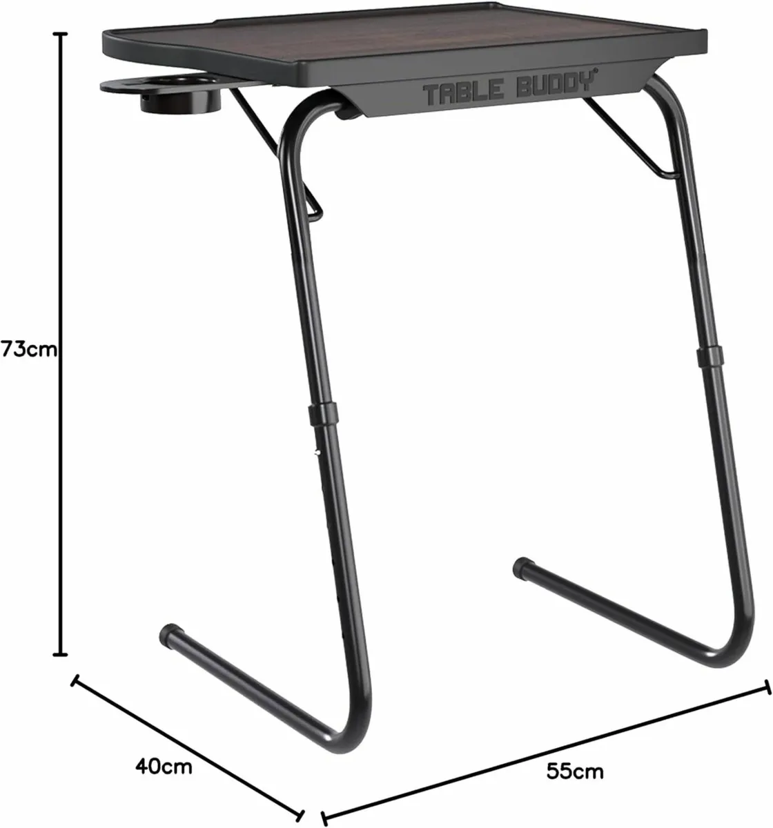 Adjustable multi position portable folding table - Image 2