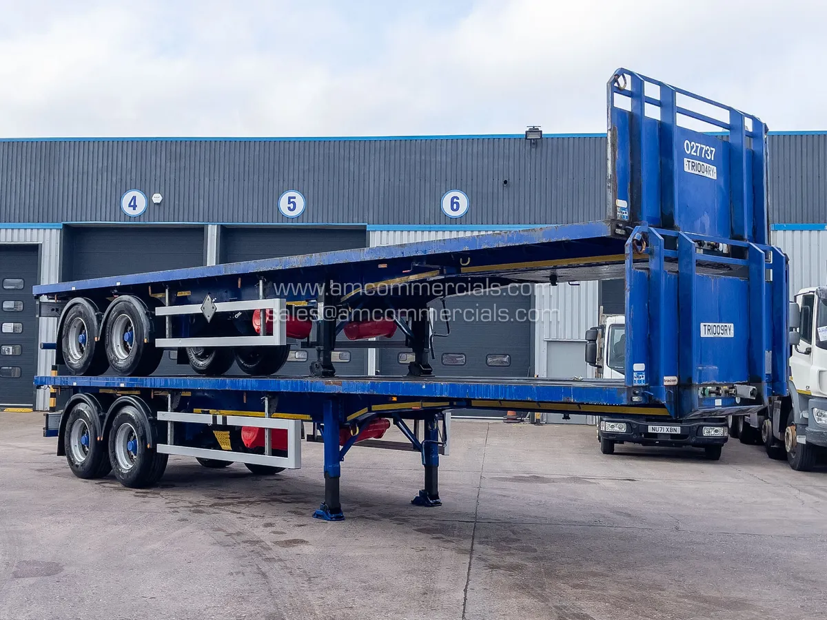 2014 MONTRACON FLATBED TRAILER - Image 1