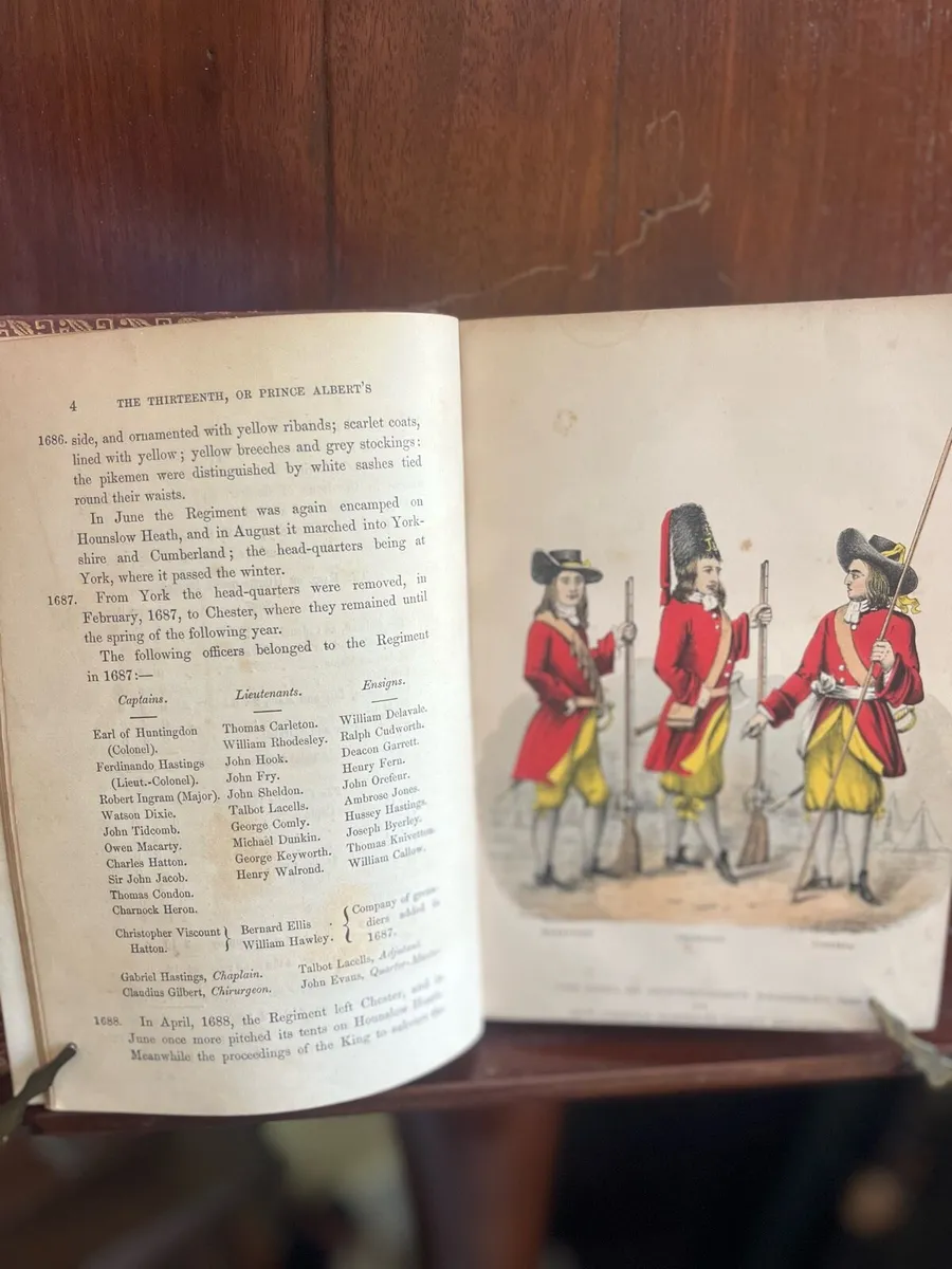 Antique Record of Prince Albert’s Regiment - Image 1