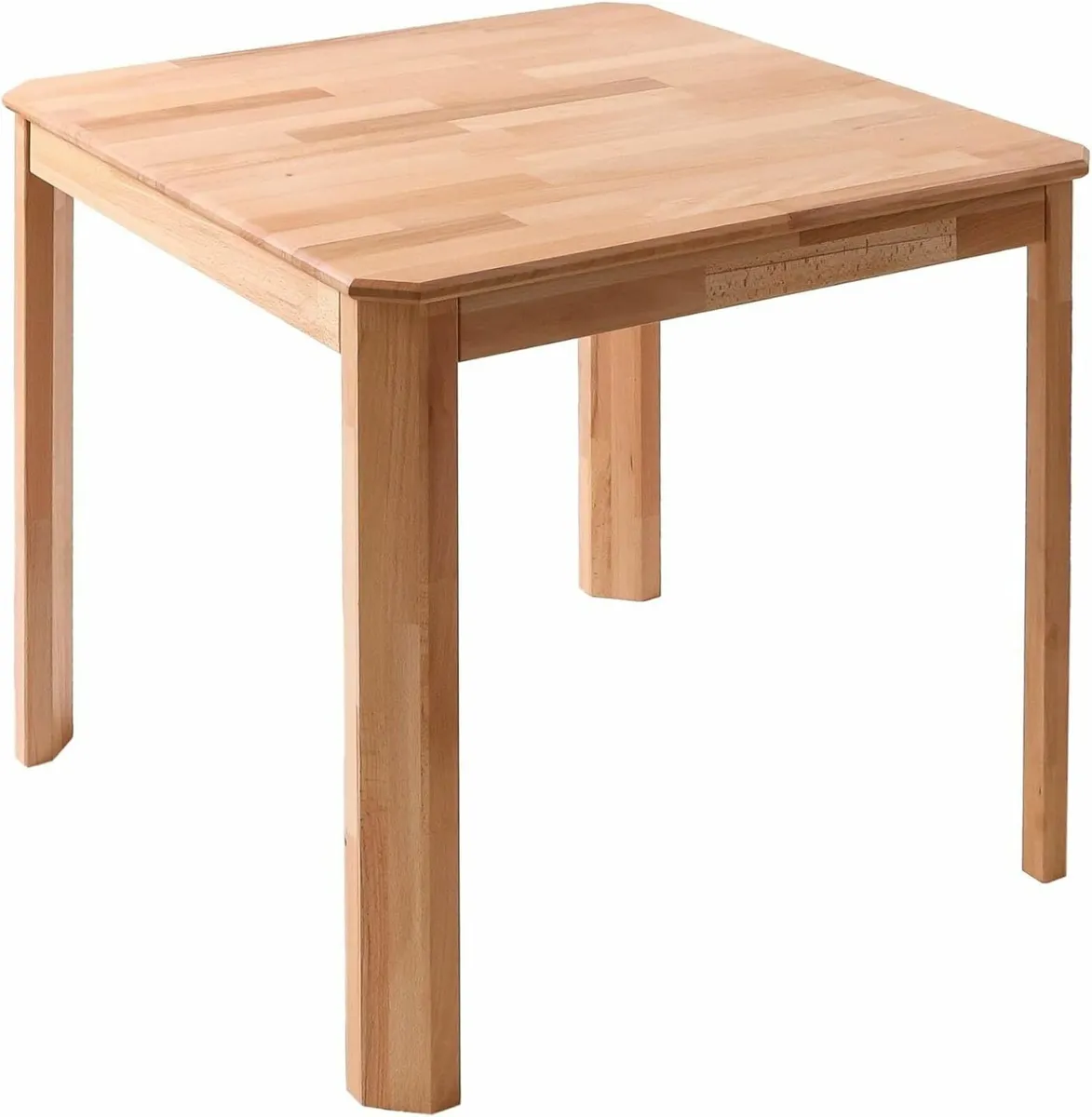 Berlin Dining Table Solid Wood in Beech (75 x 75 - Image 3