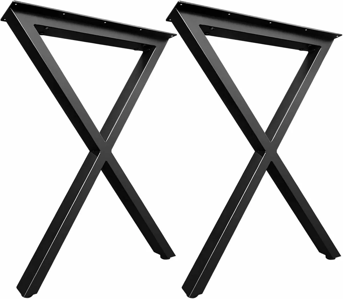 Metal Table Legs 70 cm X-Shaped Frame with - Image 1
