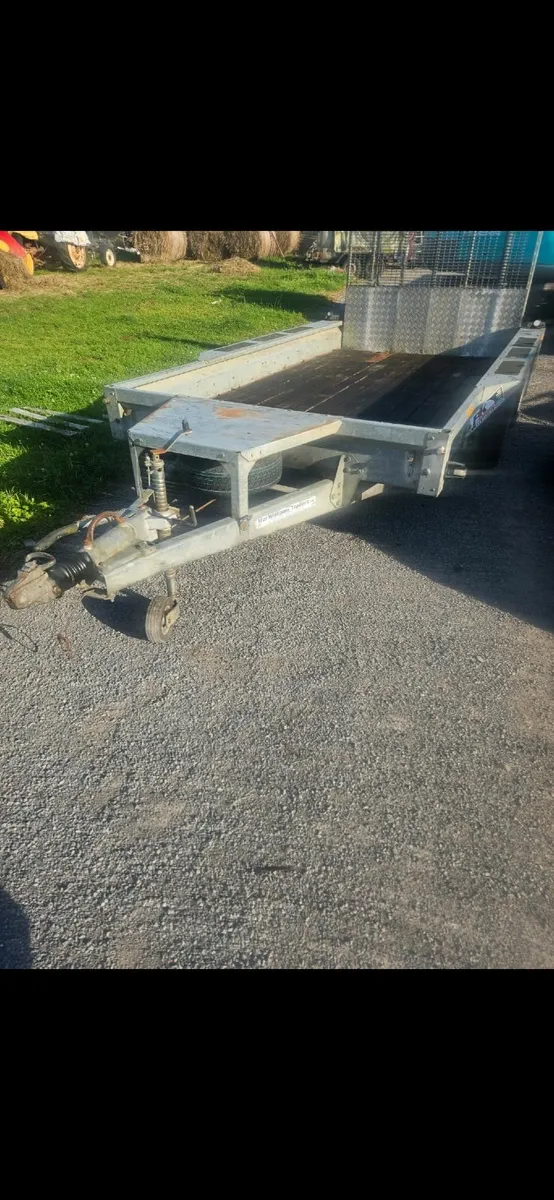 12x6 Ifor Williams Plant Trailer - Image 1