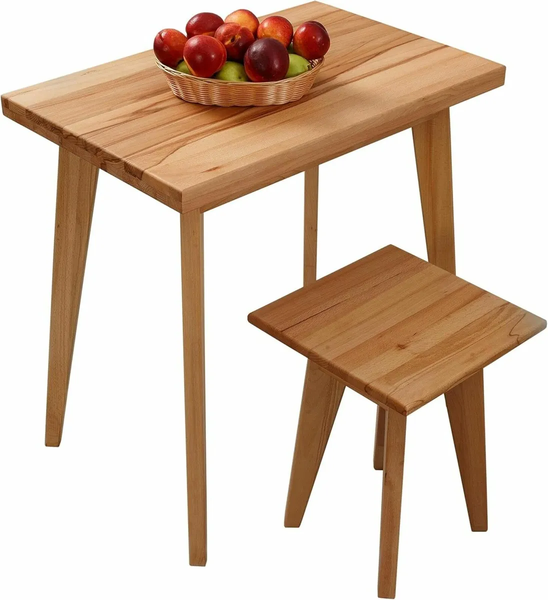Dining Table Hans Beech 75x50x75 cm - Image 4