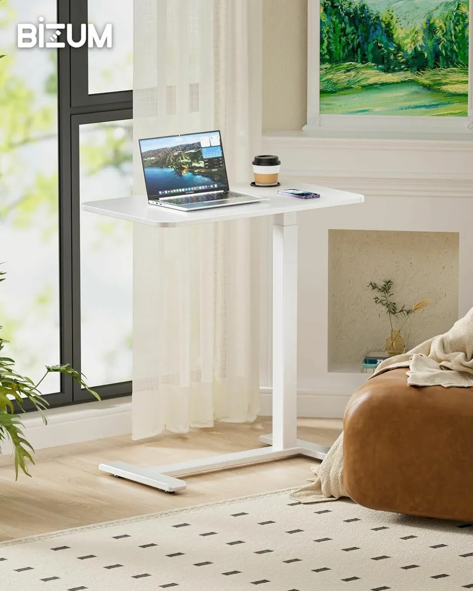 Adjustable Bedside Table with Swivel Hidden - Image 2