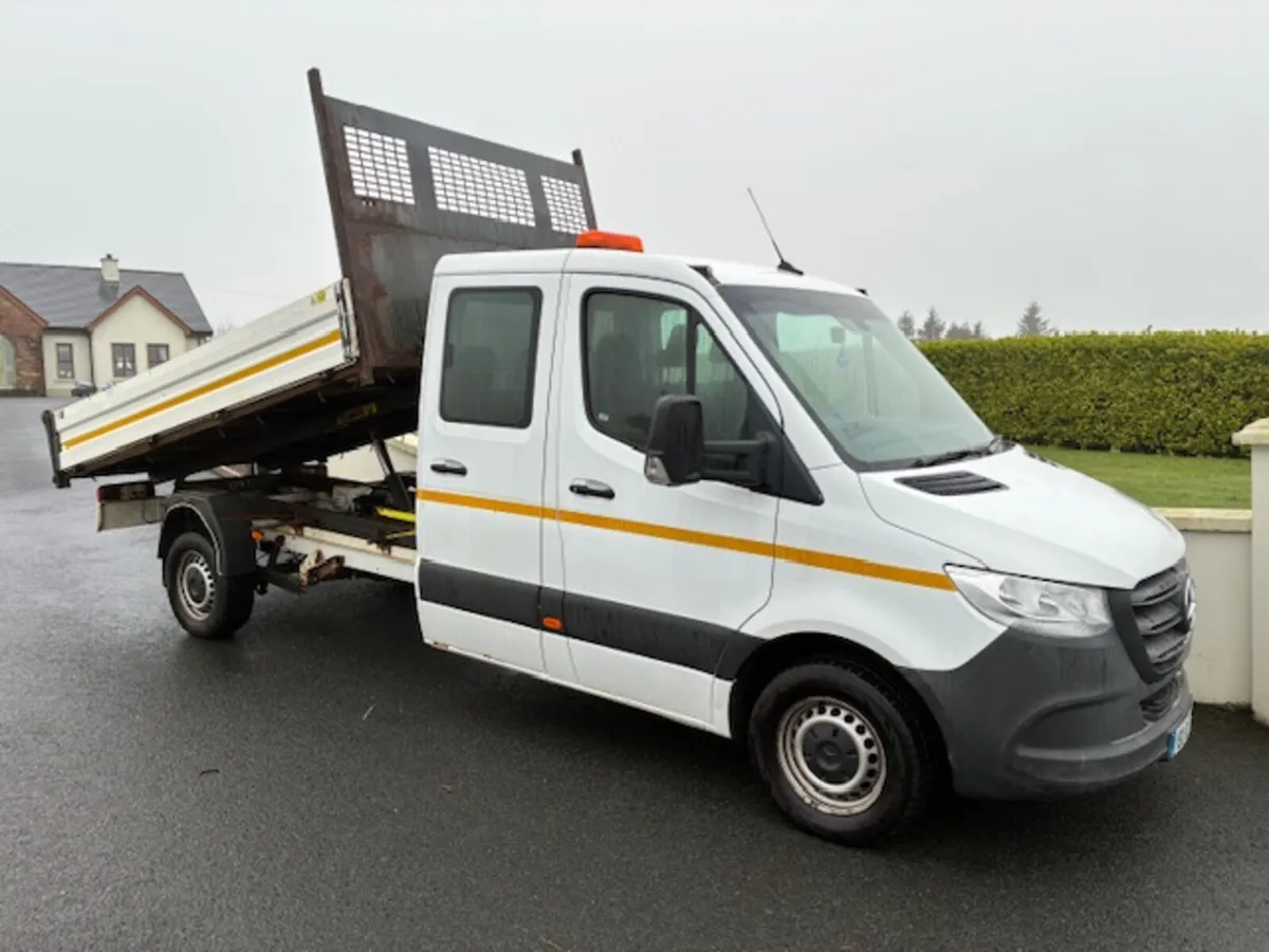 Mercedes-Benz Sprinter Crew Tipper On Irish Plate - Image 1