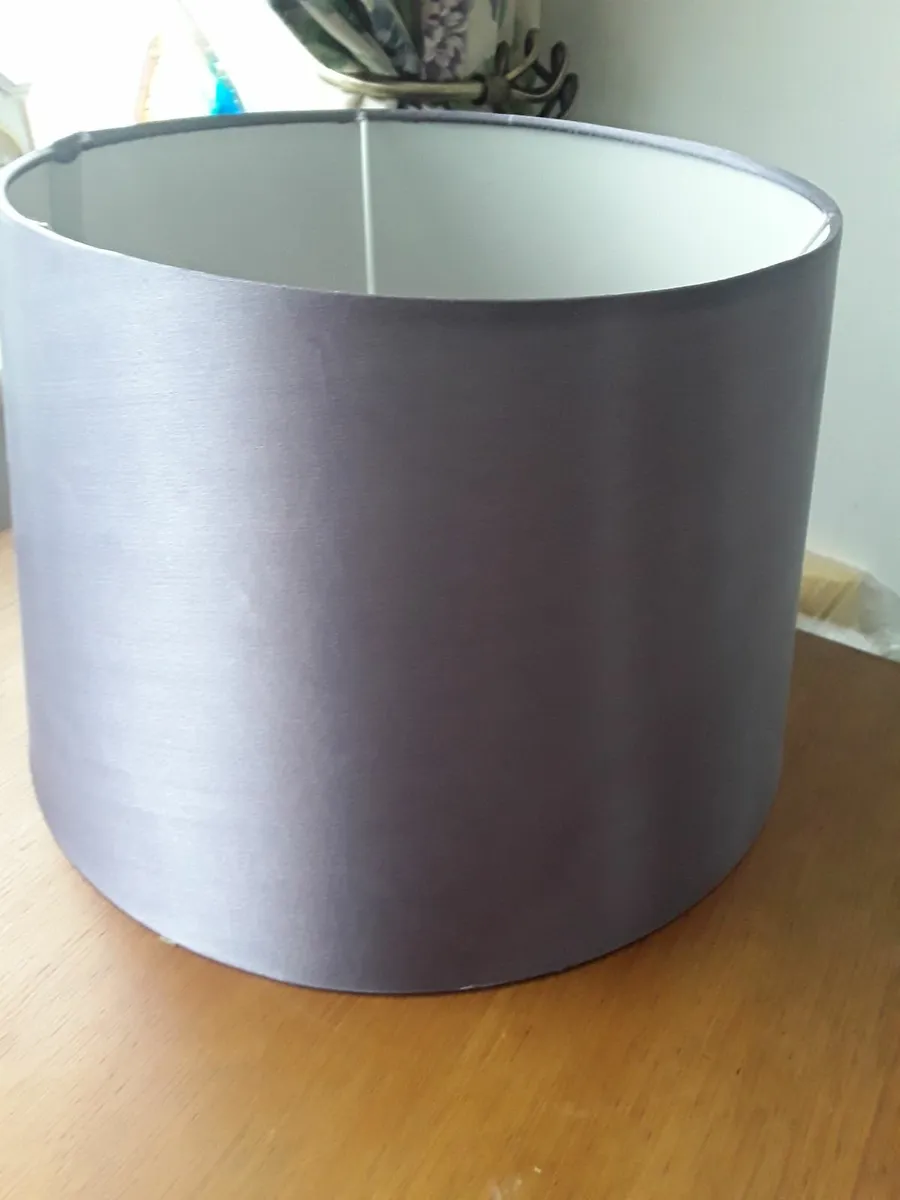 Lovely Deep lavender pendant shade as new - Image 2