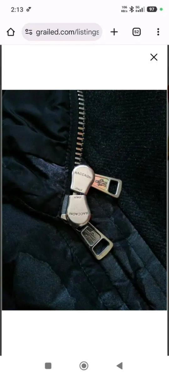 Moncler dedion size 4 coat mint condition men L - Image 4