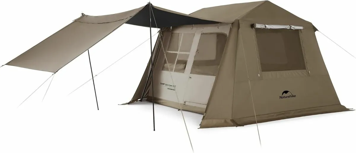 Village Camping Tent 2 Man 4 6 8 Pop Up Waterproof - Image 1
