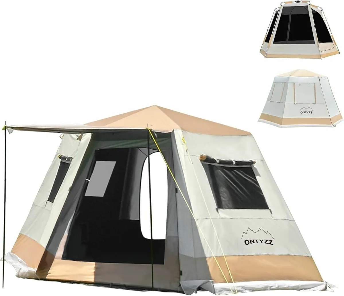 Camping Waterproof Tents Large Family Dome for - Image 1
