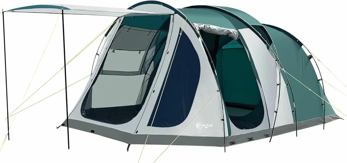 Luxury 5 Man Tent 3000mm Waterproof Large Family - Image 1