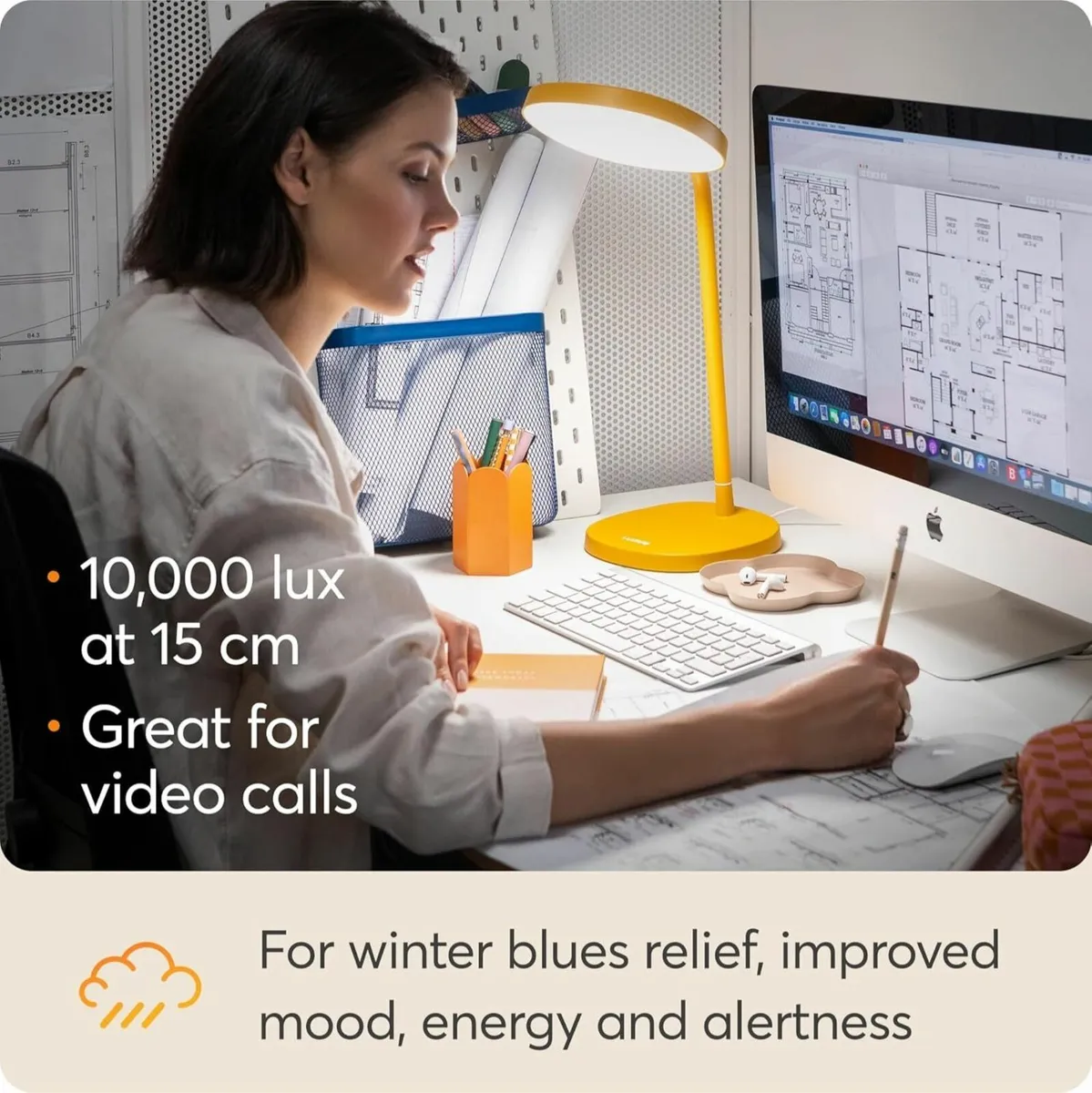 Task Highly Adjustable Bright Light Therapy LED - Image 4