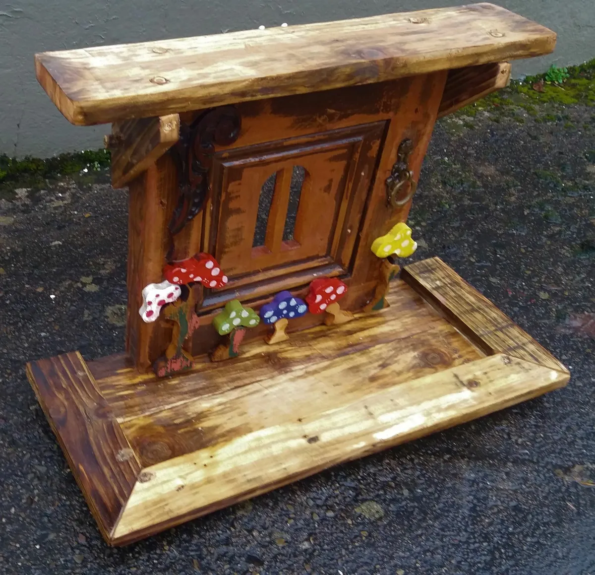 Rustic Driftwood Enchanted Door floating shelf. - Image 2