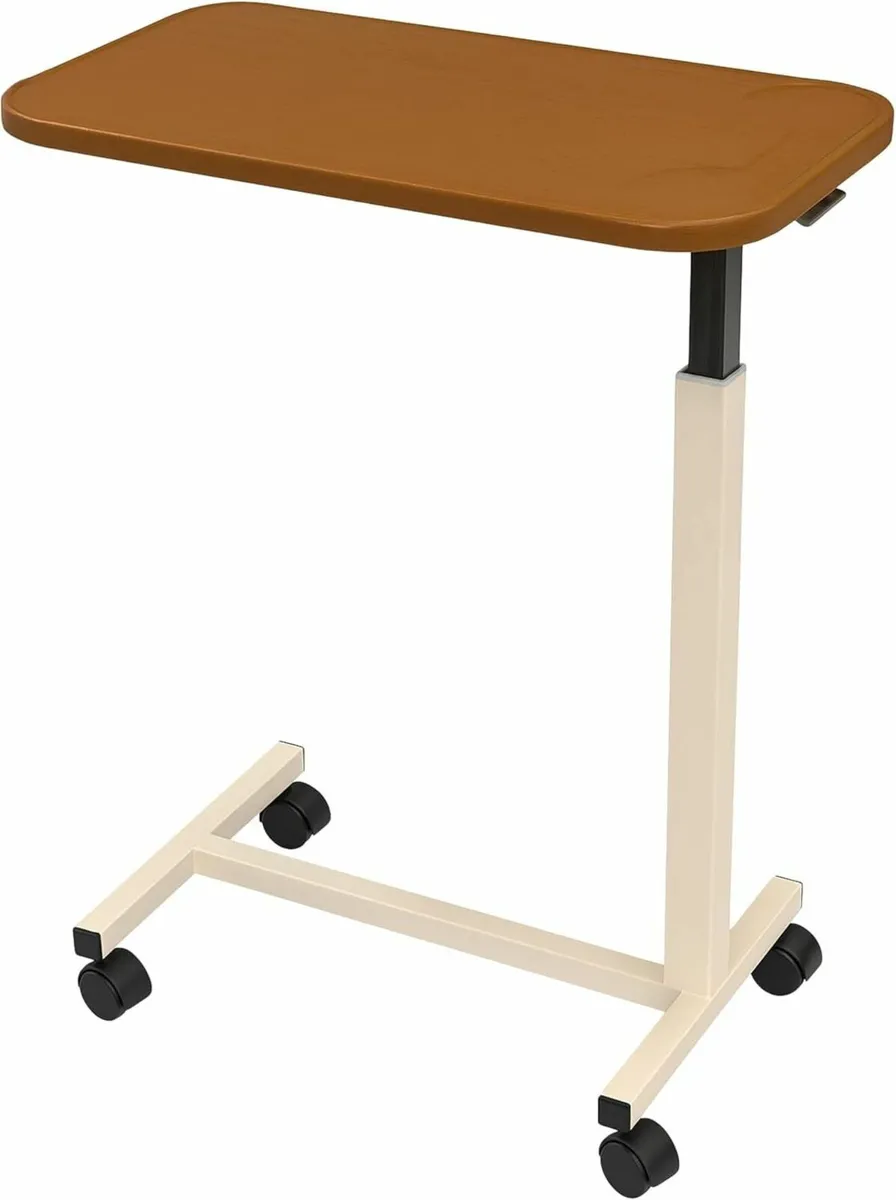 Overbed Table with Wheels – Adjustable Over Bed - Image 1