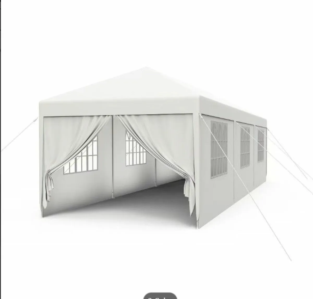 3x9m Garden Pavilion Party Tent with 8 Side Panels - Image 3