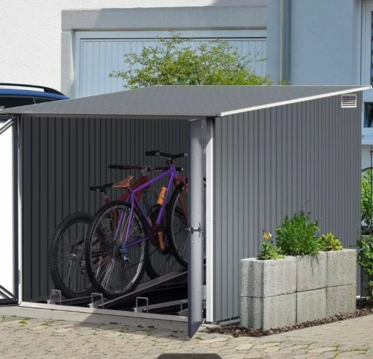 24 x Trapezoidal Corrugated Sheet Metal Sheets for - Image 4