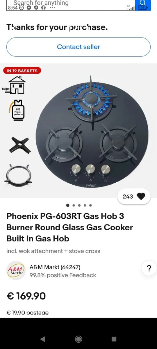 Gas Hob - Image 1