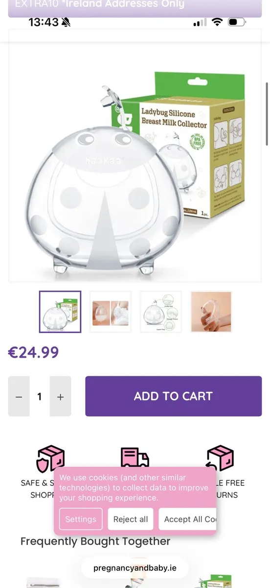 Haakaa ladybug milk collector - Image 3