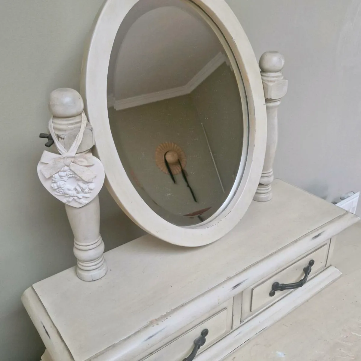 Vintage Style Dressing Table and Stool - Image 3