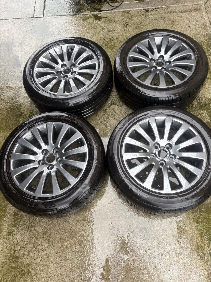 18” 5 X 114.3 Alloys and tyres - Image 1