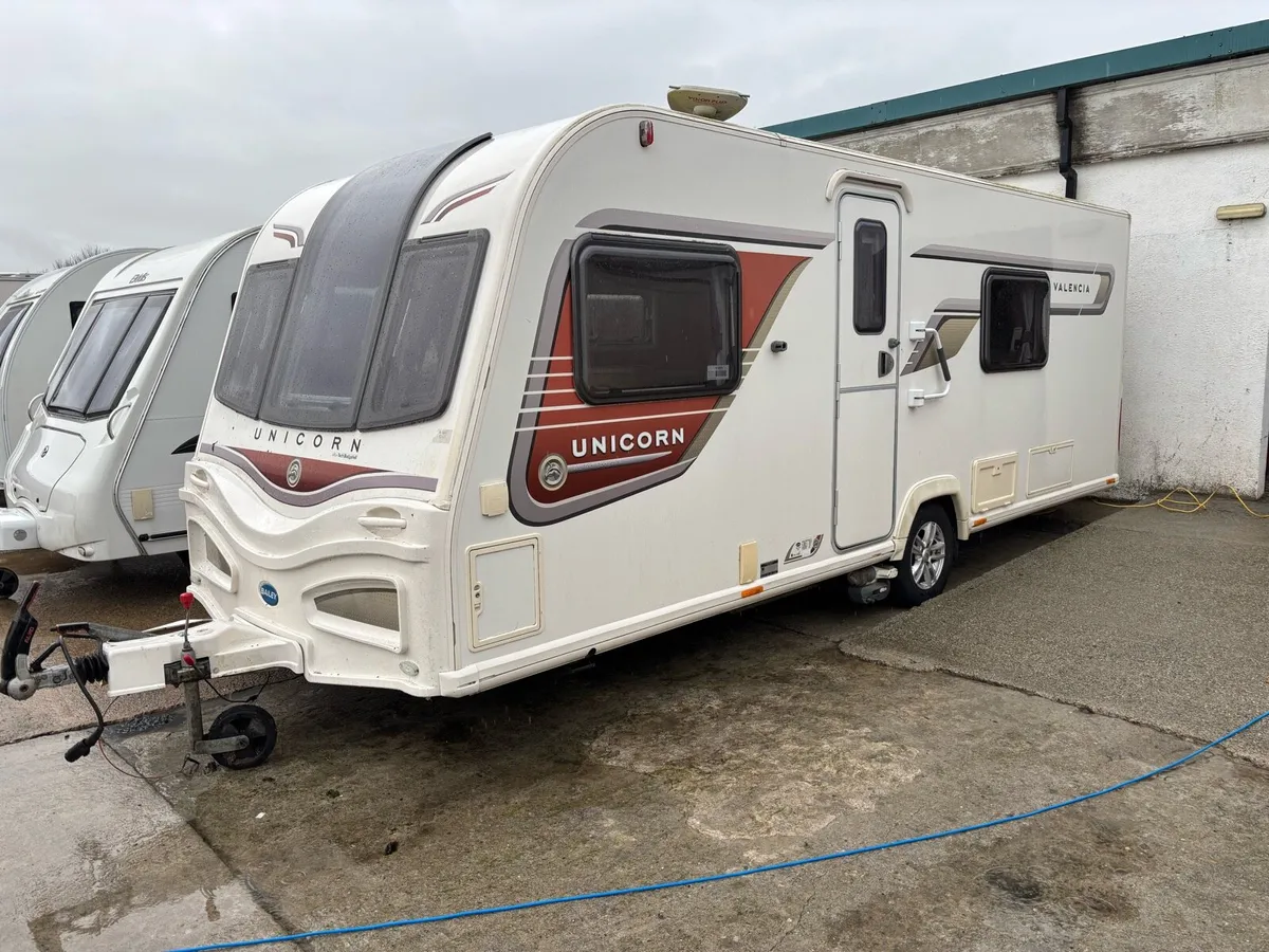 Bailey unicorn  fixed bed caravan - Image 1