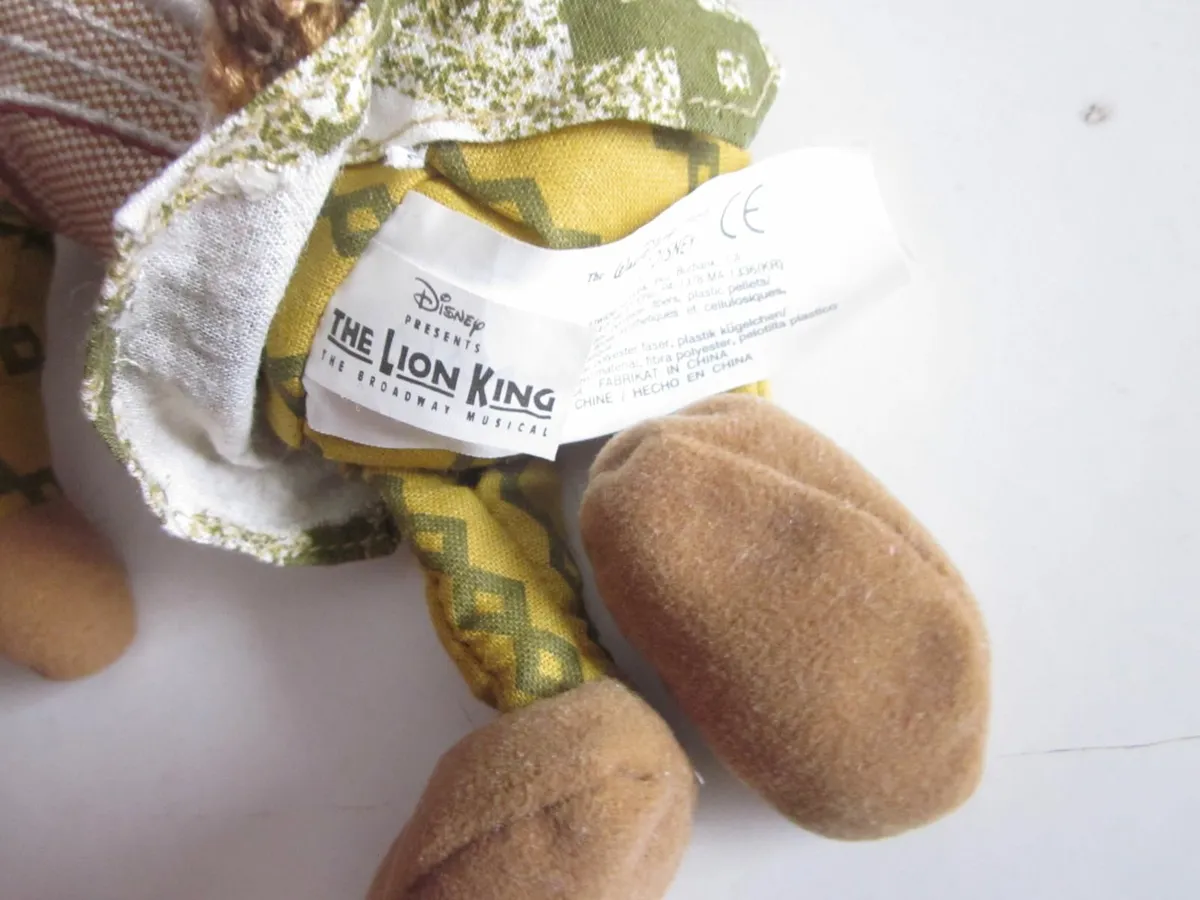The Lion King  Simba &Nala Plush Stuffed Animal 11 - Image 3