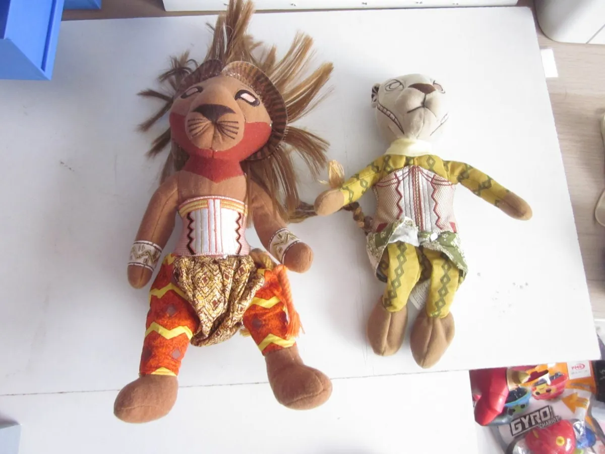 The Lion King  Simba &Nala Plush Stuffed Animal 11 - Image 4