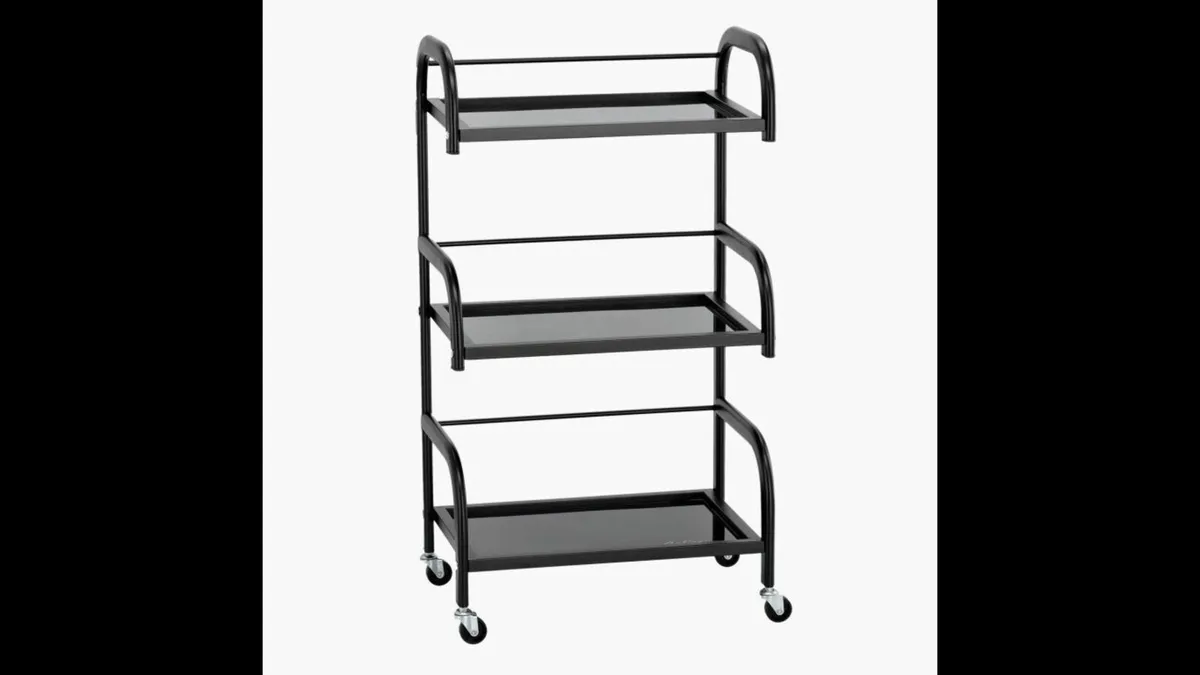 GP nurse station, Beauty spa trolley helper shelf - Image 4