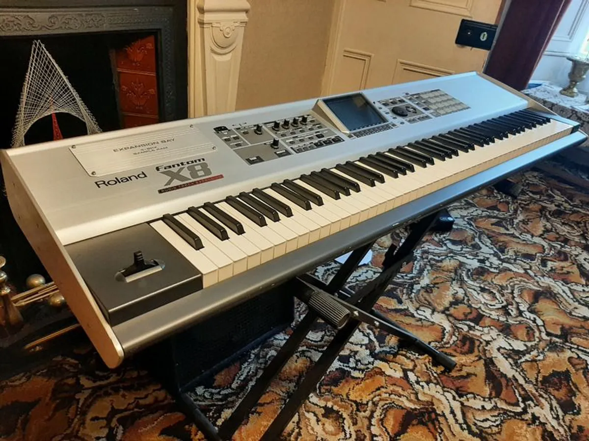 Roland Fantom X8 Digital Piano Synth Keyboard - Image 1