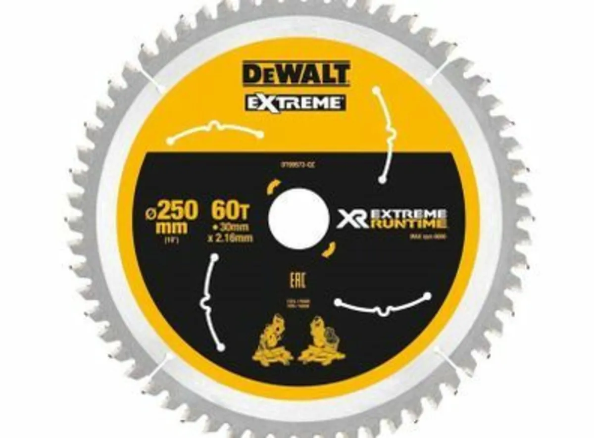 DeWalt DT99573 Circular Saw Blade 250 x 30mm x 60T