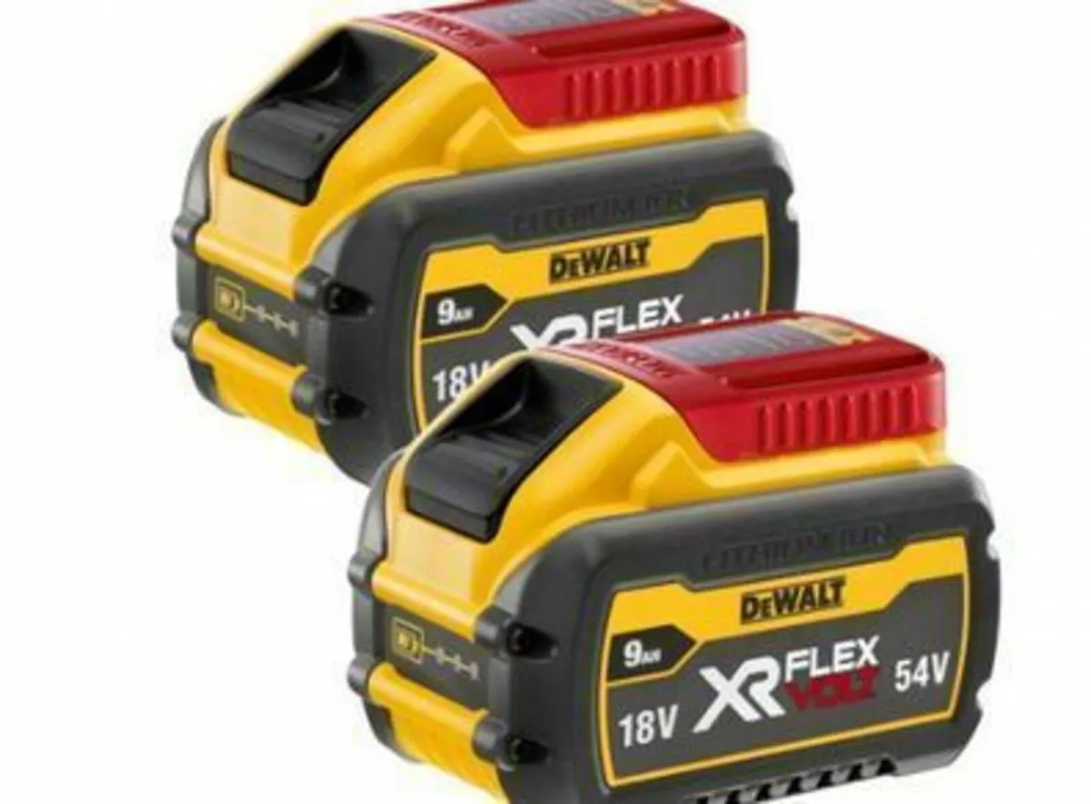 DeWalt DCB547X2 Twin Pack 54V 9.0Ah Li-Ion Battery